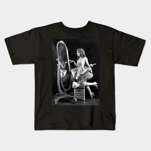 Silent Siren Mary Pickford Kids T-Shirt by SILENT SIRENS